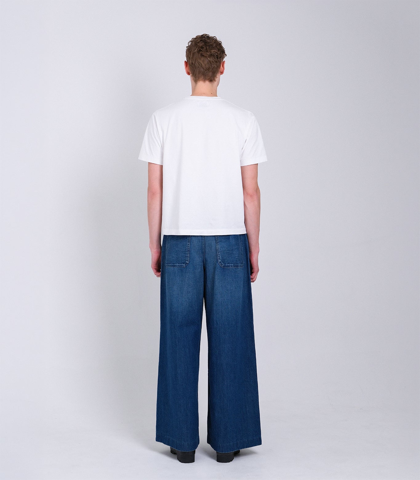 HAKAMA JEAN TROUSERS  - VINTAGE BLUE - TANAKA