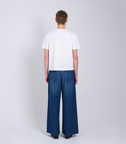 HAKAMA JEAN TROUSERS  - VINTAGE BLUE - TANAKA