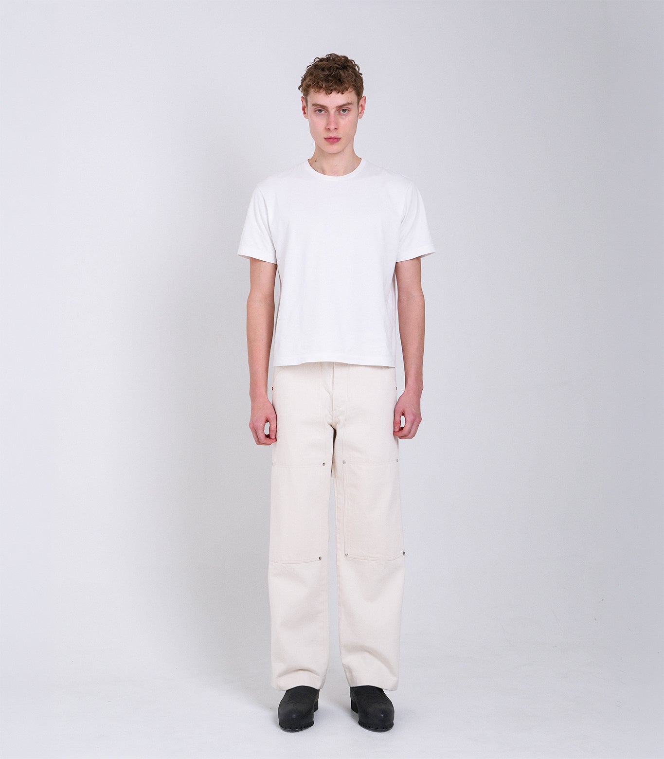 NEW CLASSIC WORK JEANS - RAW WHITE - TANAKA