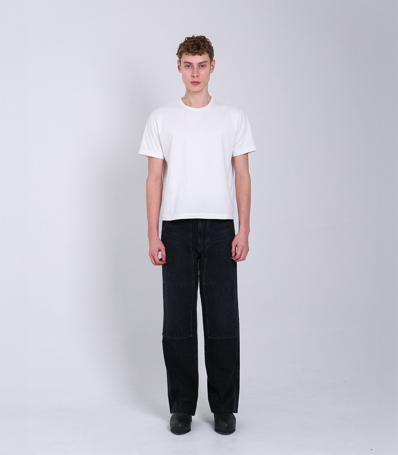 NEW CLASSIC WORK JEANS - BLACK - TANAKA