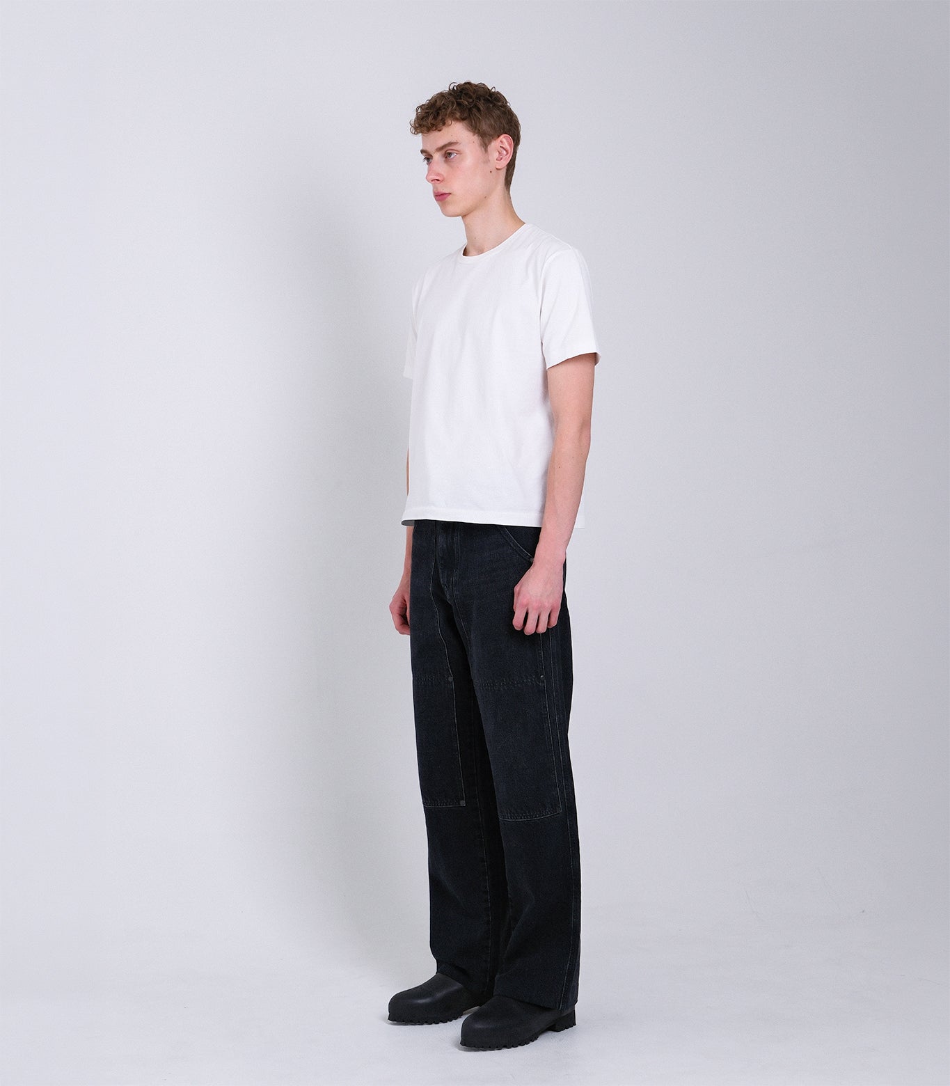 NEW CLASSIC WORK JEANS - BLACK - TANAKA