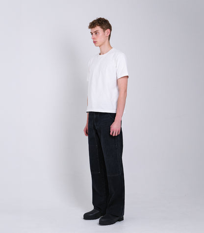 NEW CLASSIC WORK JEANS - BLACK - TANAKA