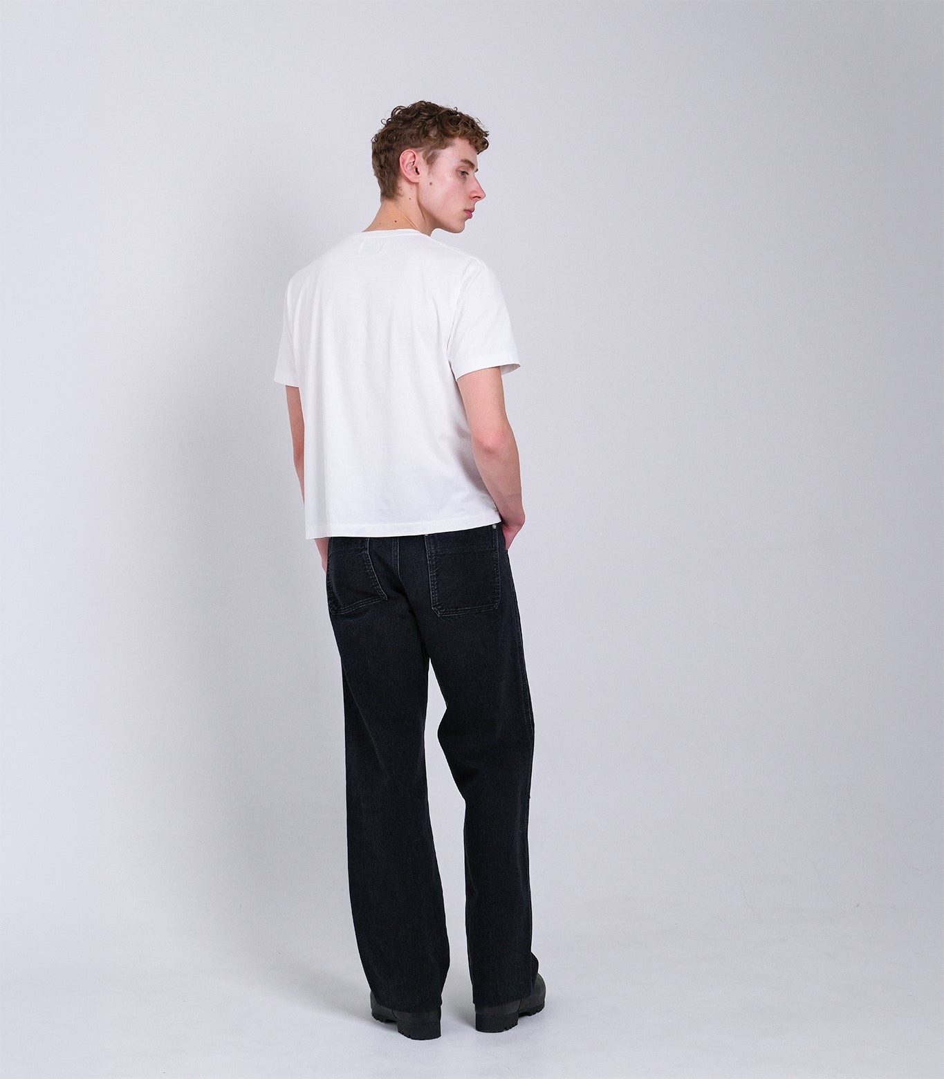 NEW CLASSIC WORK JEANS - BLACK – TANAKA