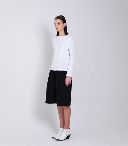 HAKAMA JEAN SHORTS - OVERDYE BLACK - TANAKA