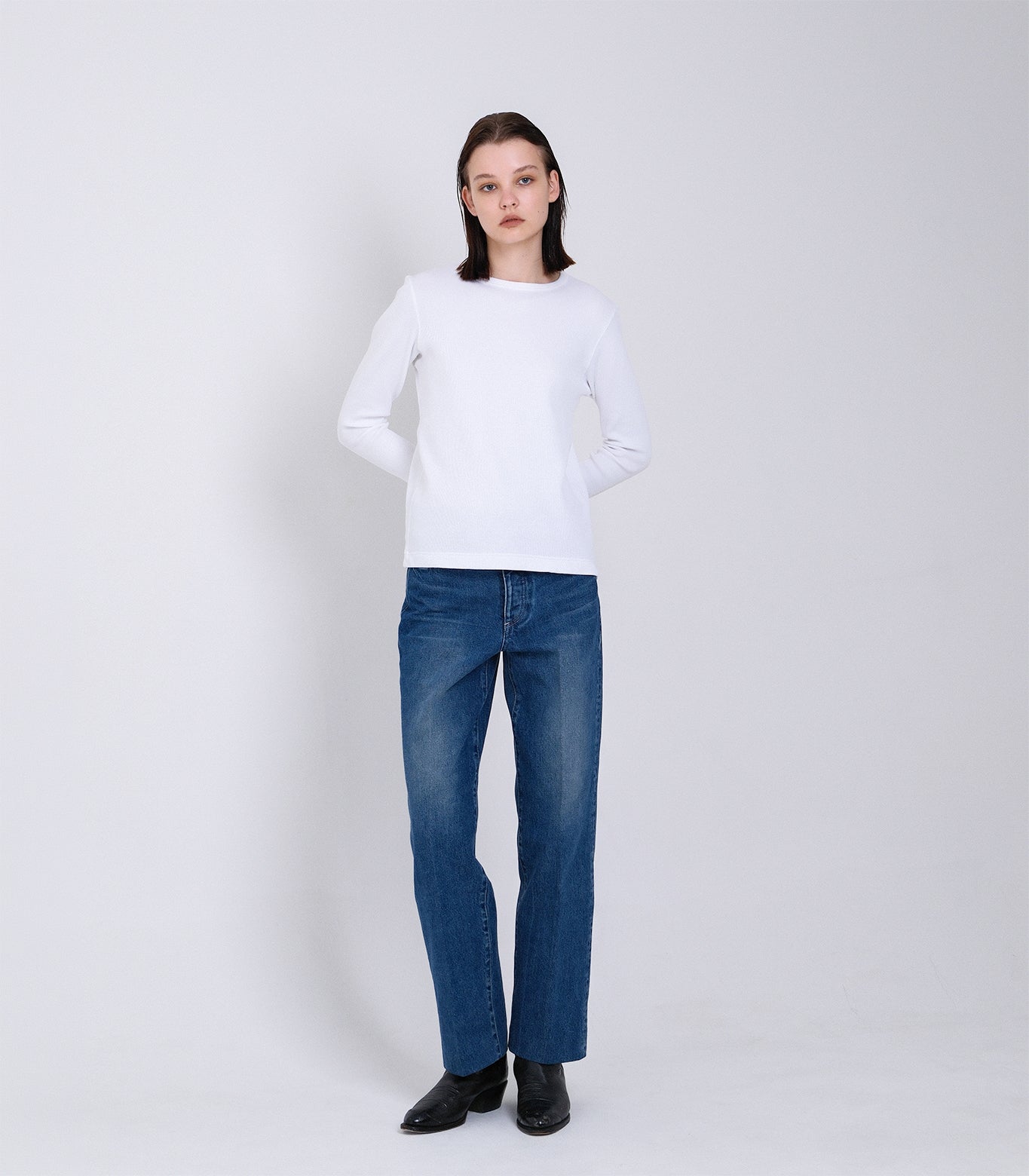 THE JEAN TROUSERS - VINTAGE BLUE - TANAKA