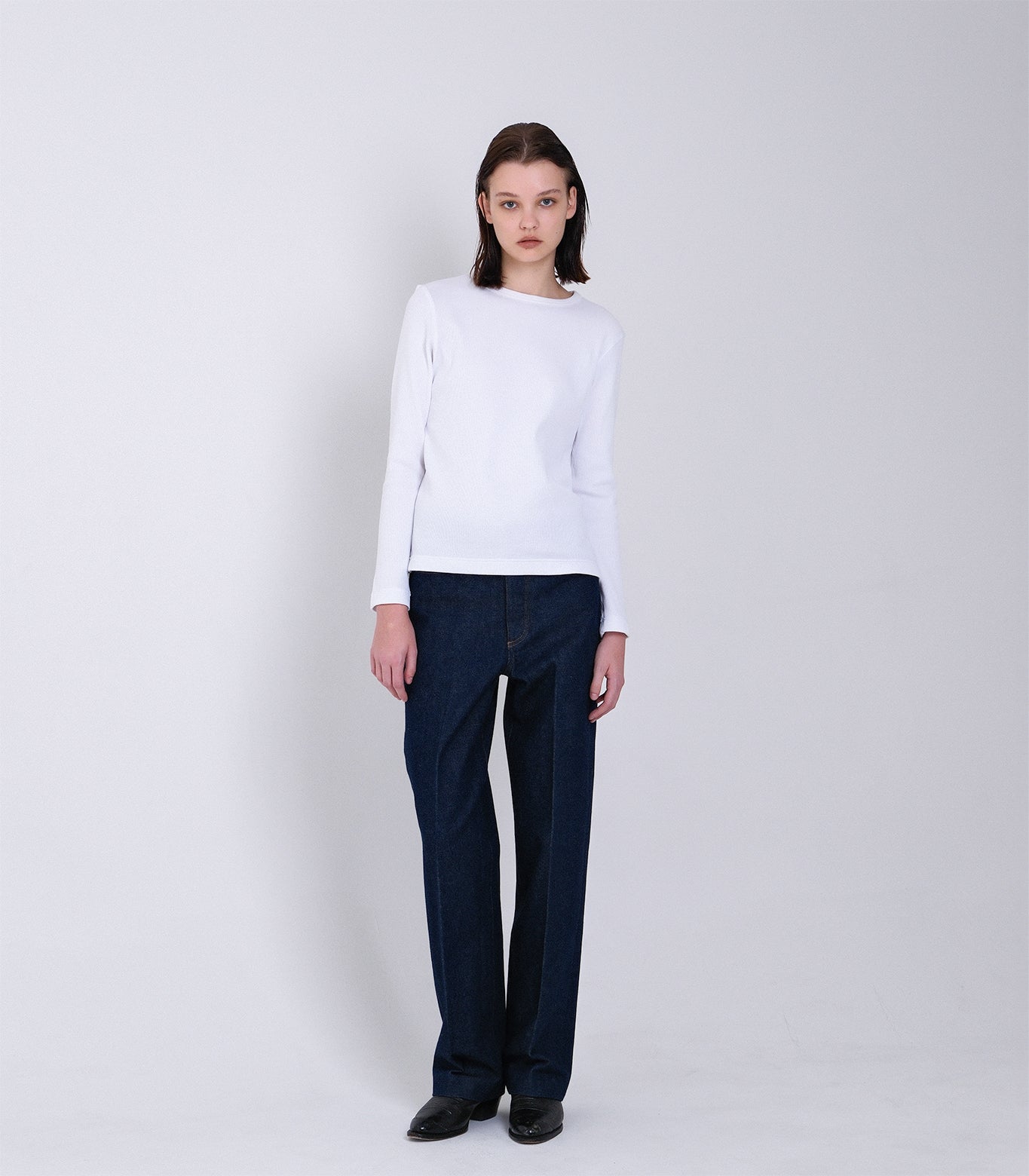 THE JEAN TROUSERS - RINSE BLUE - TANAKA