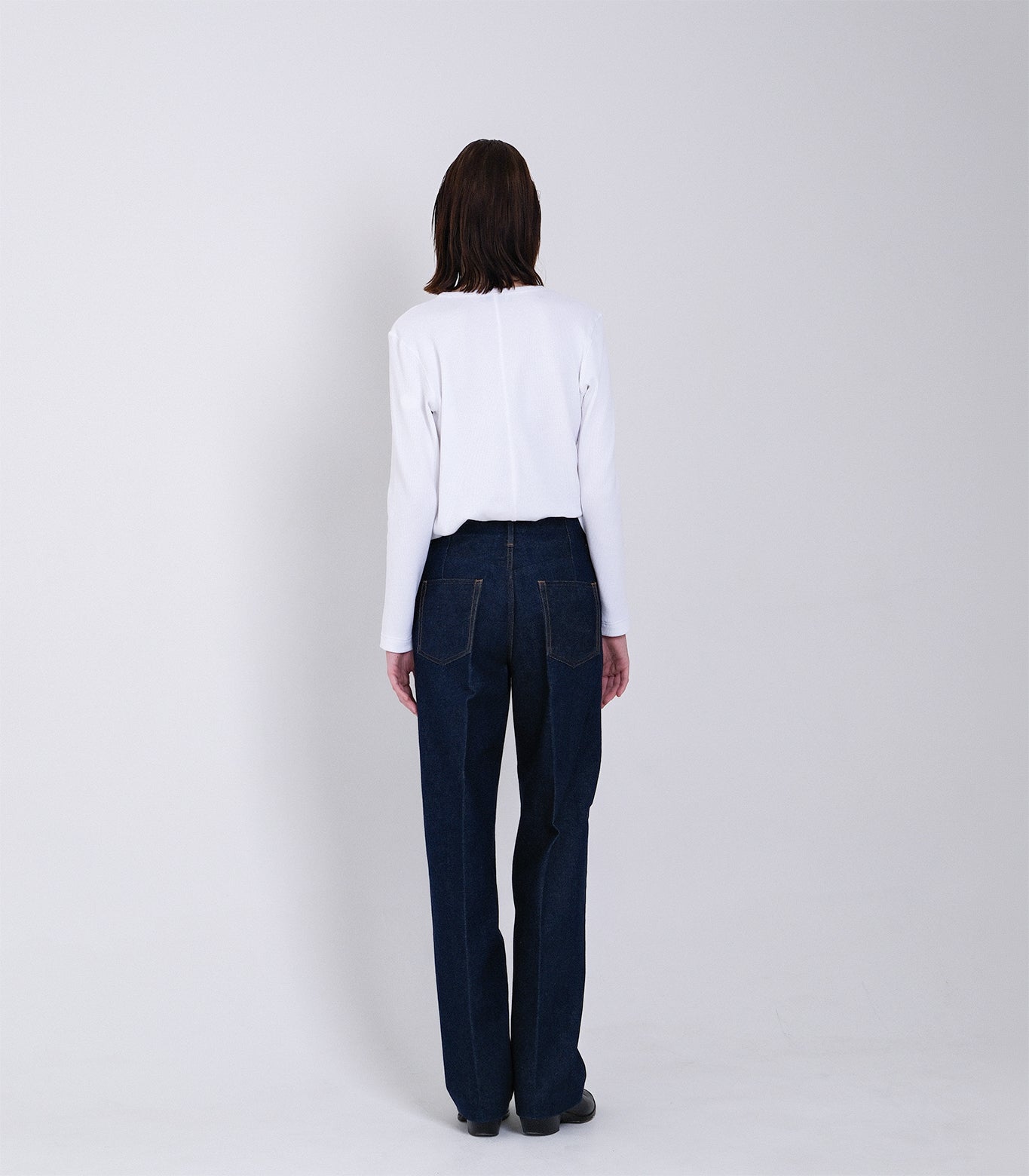 THE JEAN TROUSERS - RINSE BLUE - TANAKA