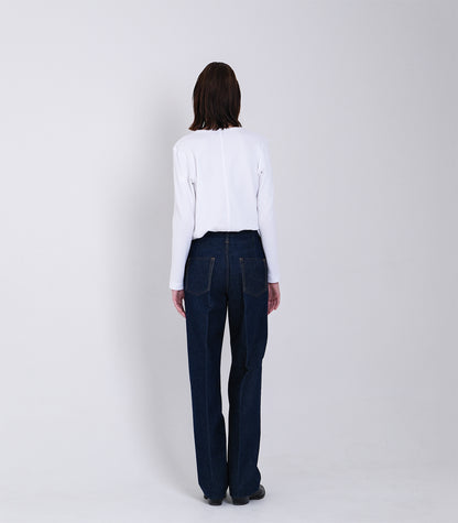 THE JEAN TROUSERS - RINSE BLUE - TANAKA