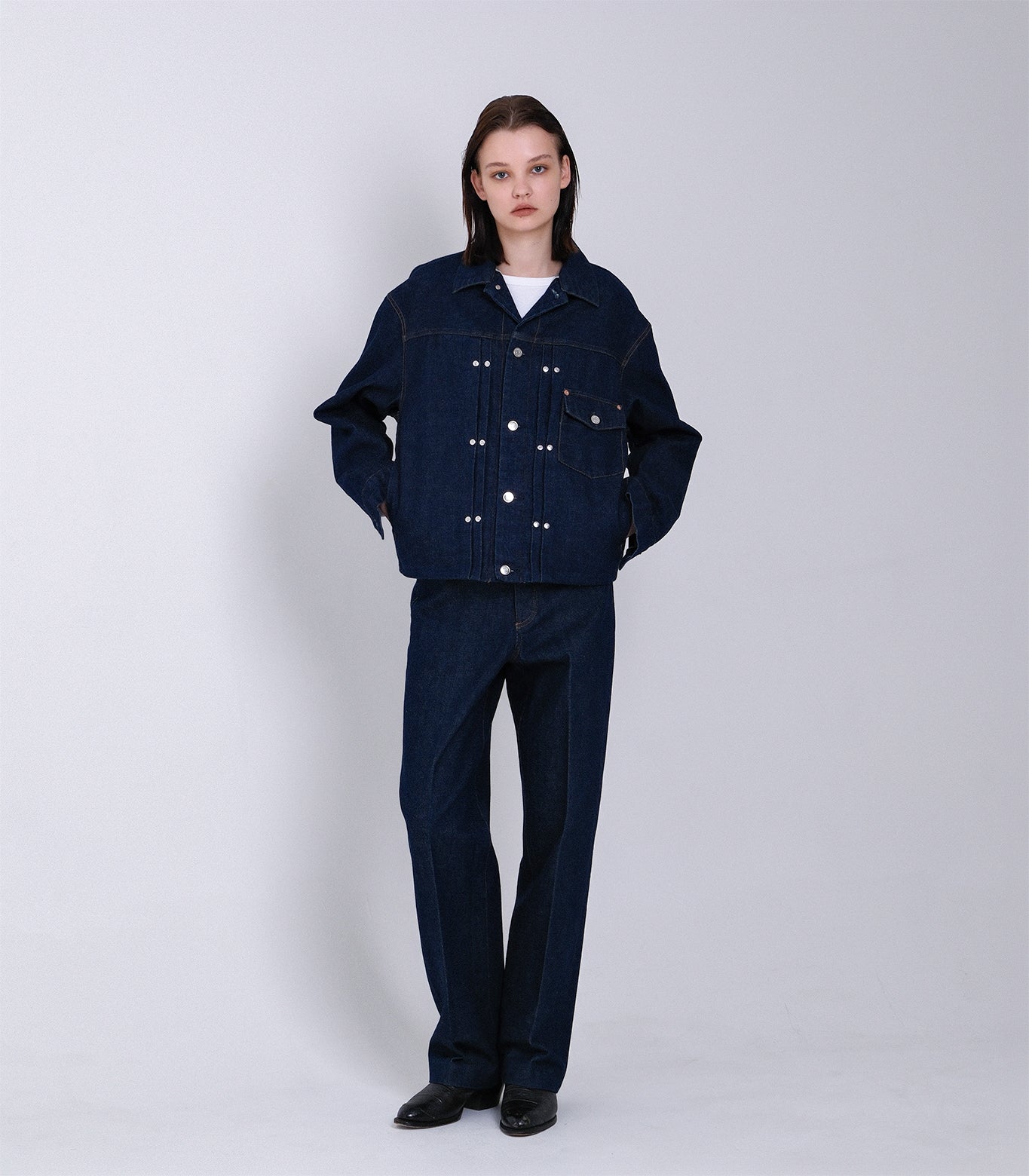 THE JEAN JACKET - RINSE BLUE - TANAKA