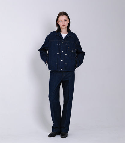 THE JEAN JACKET - RINSE BLUE - TANAKA