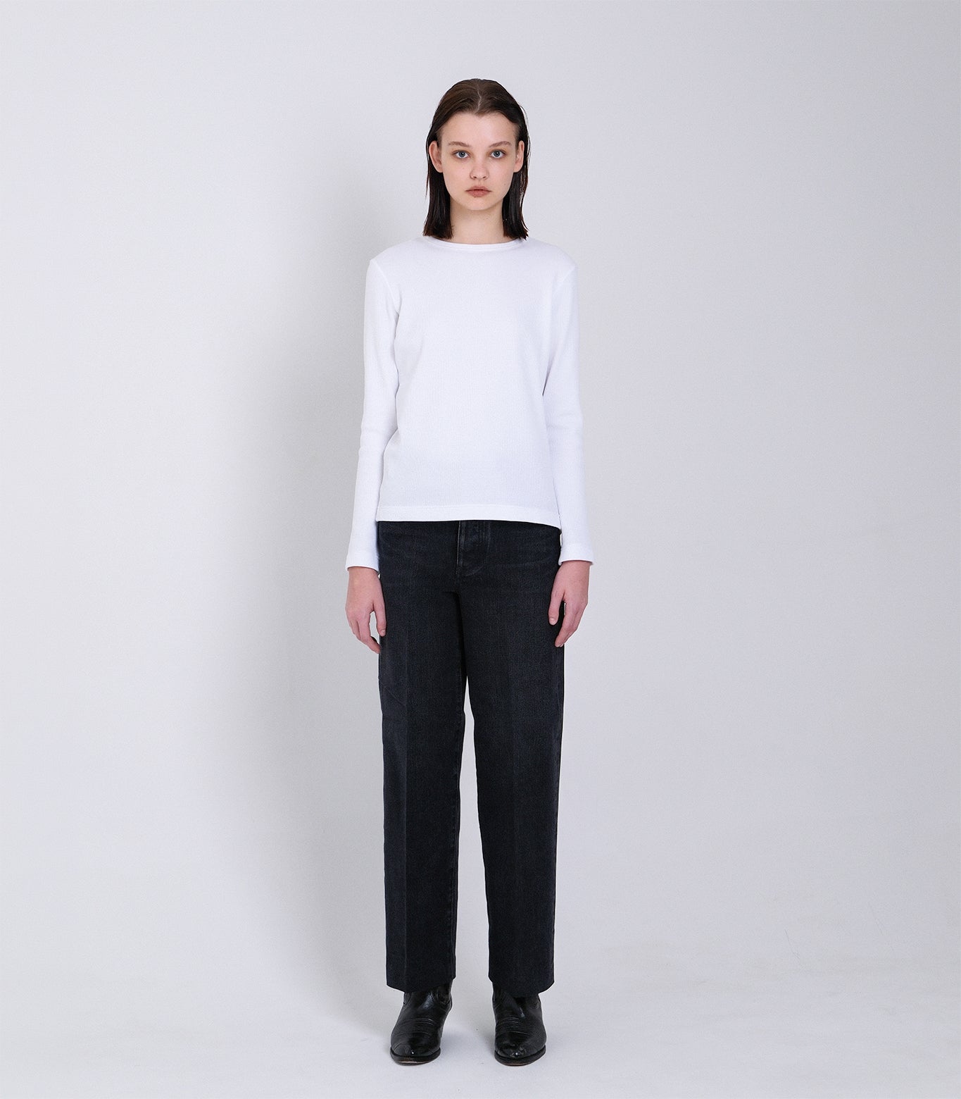 THE JEAN TROUSERS - BLACK - TANAKA