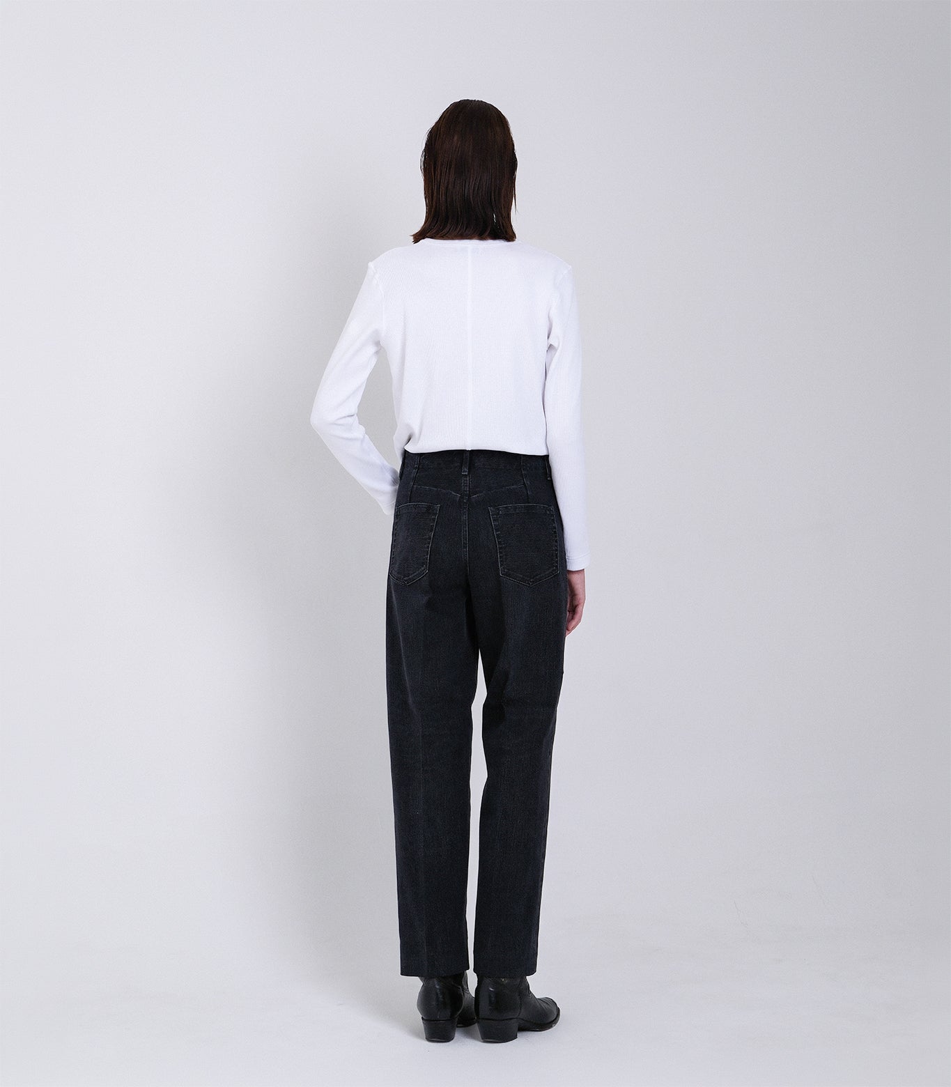 THE JEAN TROUSERS - BLACK - TANAKA