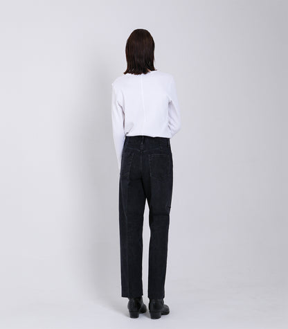 THE JEAN TROUSERS - BLACK - TANAKA