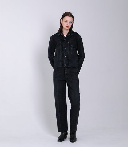 THE JEAN JACKET - BLACK - TANAKA