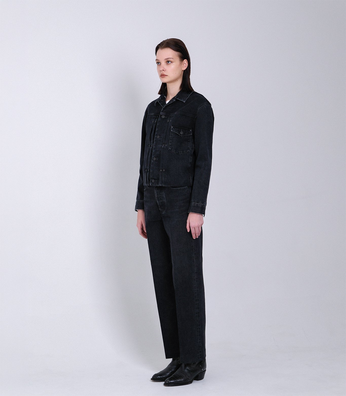 THE JEAN JACKET - BLACK - TANAKA
