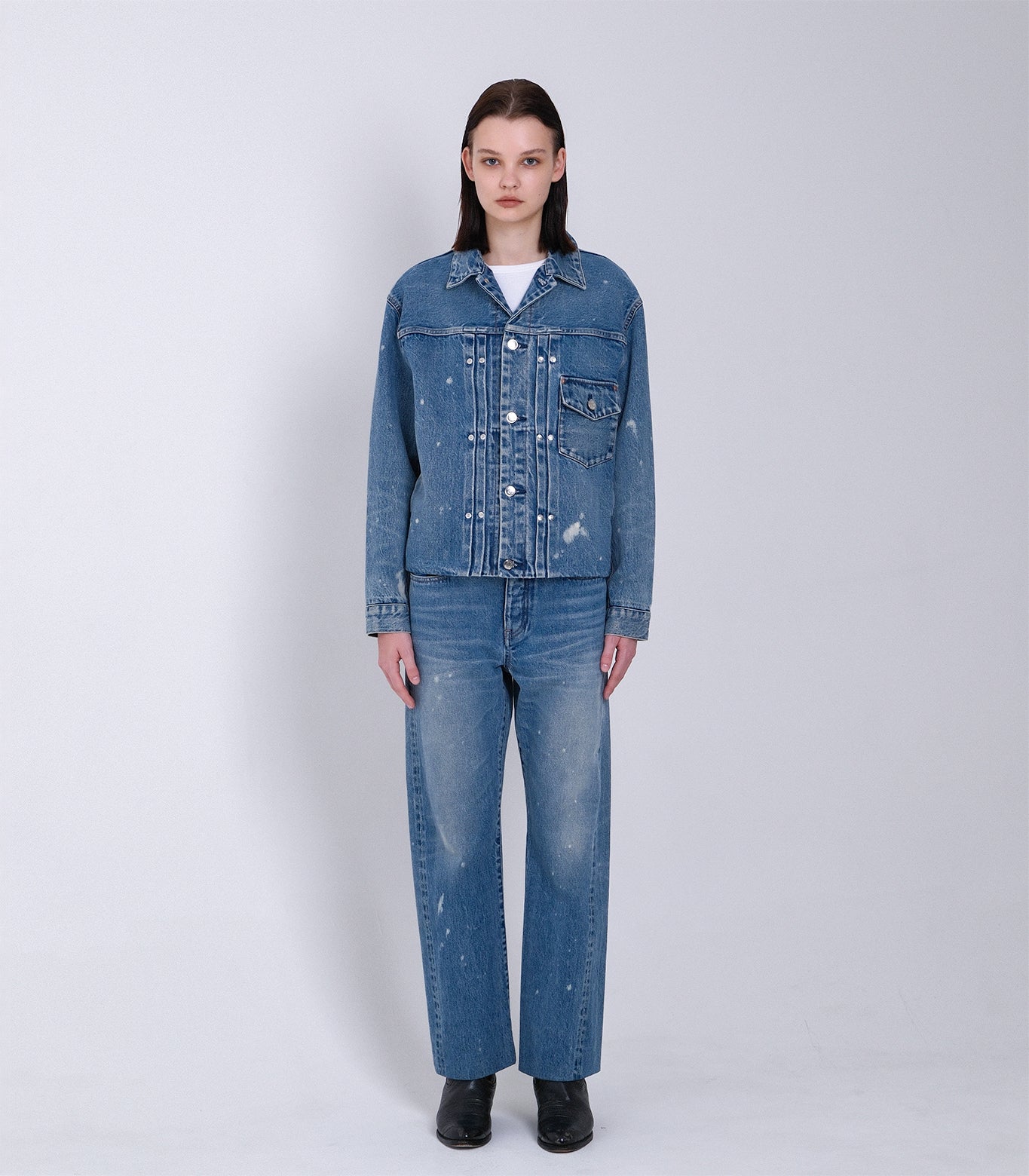 THE JEAN JACKET - BLEACH BLUE - TANAKA