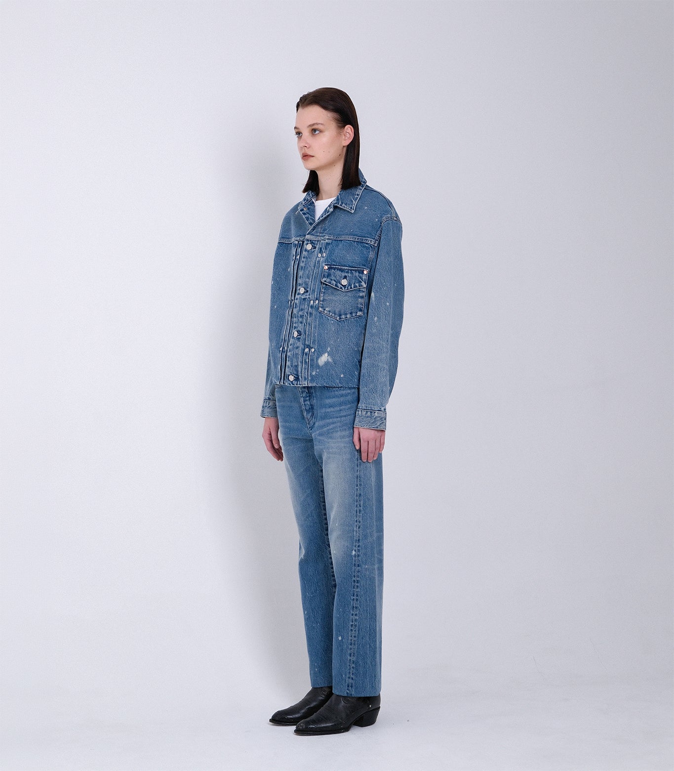 THE JEAN JACKET - BLEACH BLUE - TANAKA