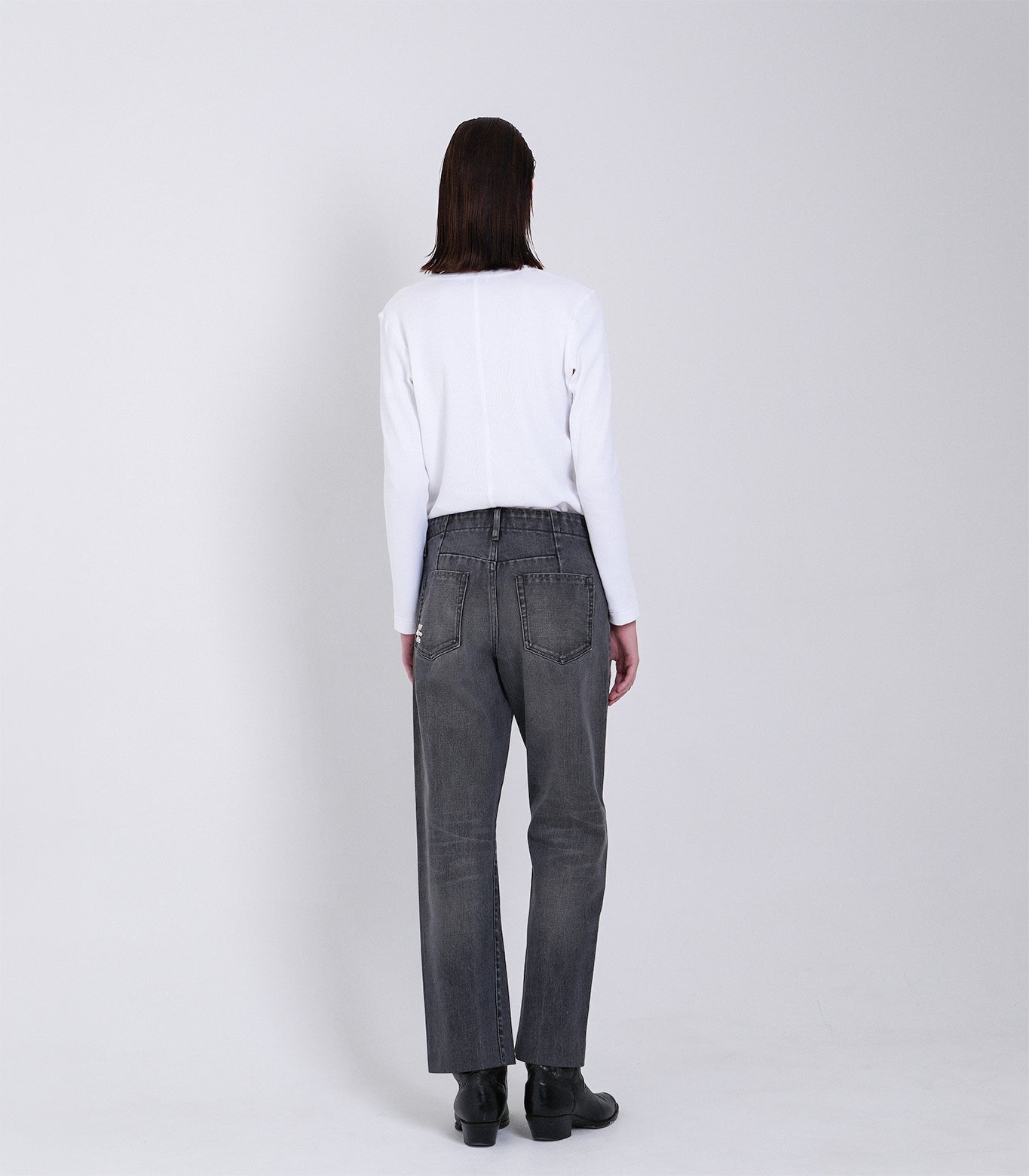 NEW CLASSIC JEAN TROUSERS - GRAY(BIJOU) - TANAKA