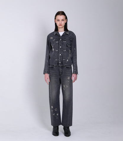 THE JEAN JACKET - GRAY(BIJOU) - TANAKA