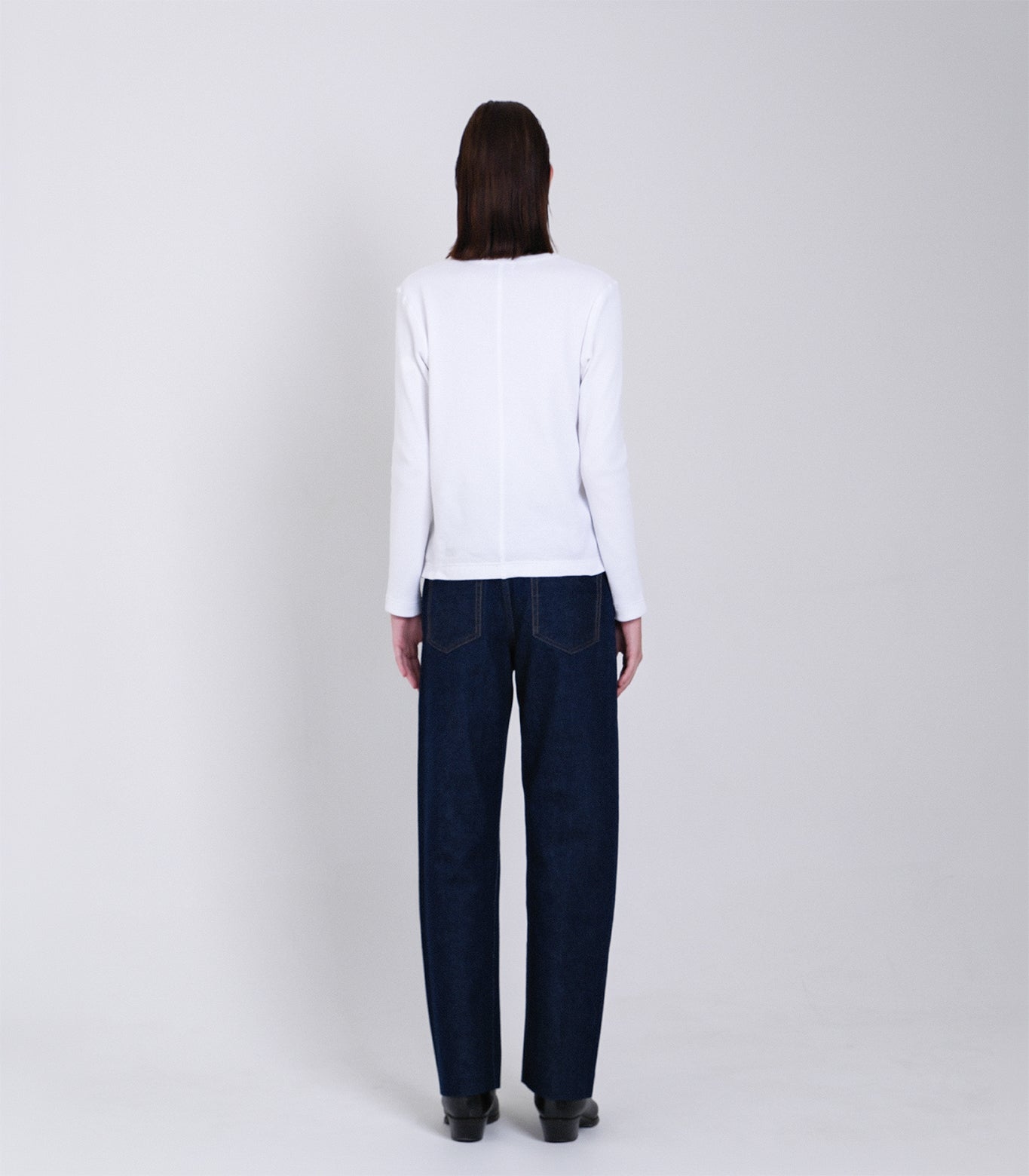 STRAIGHT JEAN TROUSERS - RINSE BLUE - TANAKA
