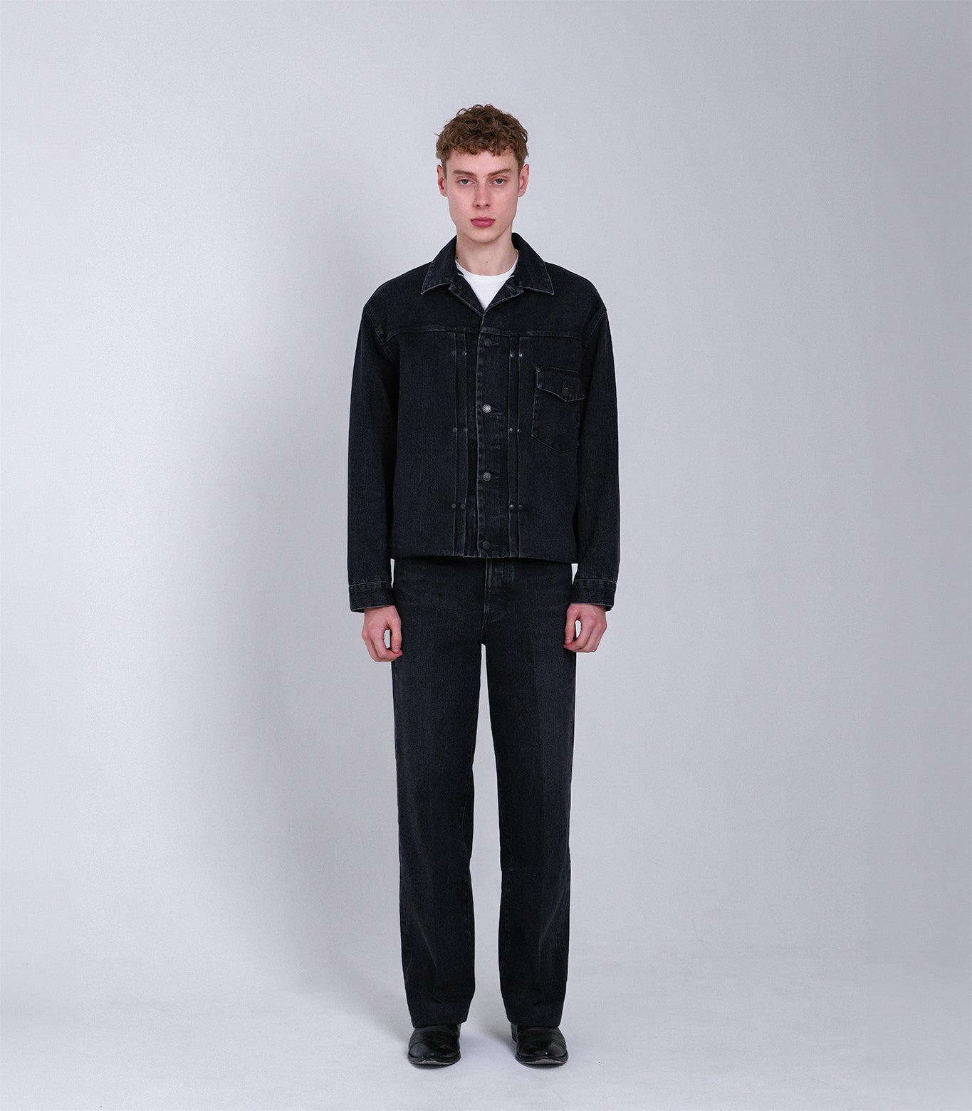 THE JEAN TROUSERS - BLACK - TANAKA
