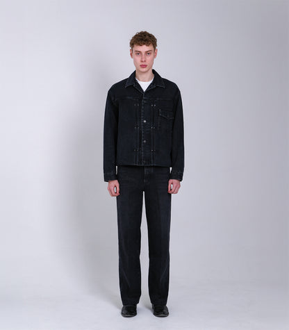 THE JEAN TROUSERS - BLACK - TANAKA