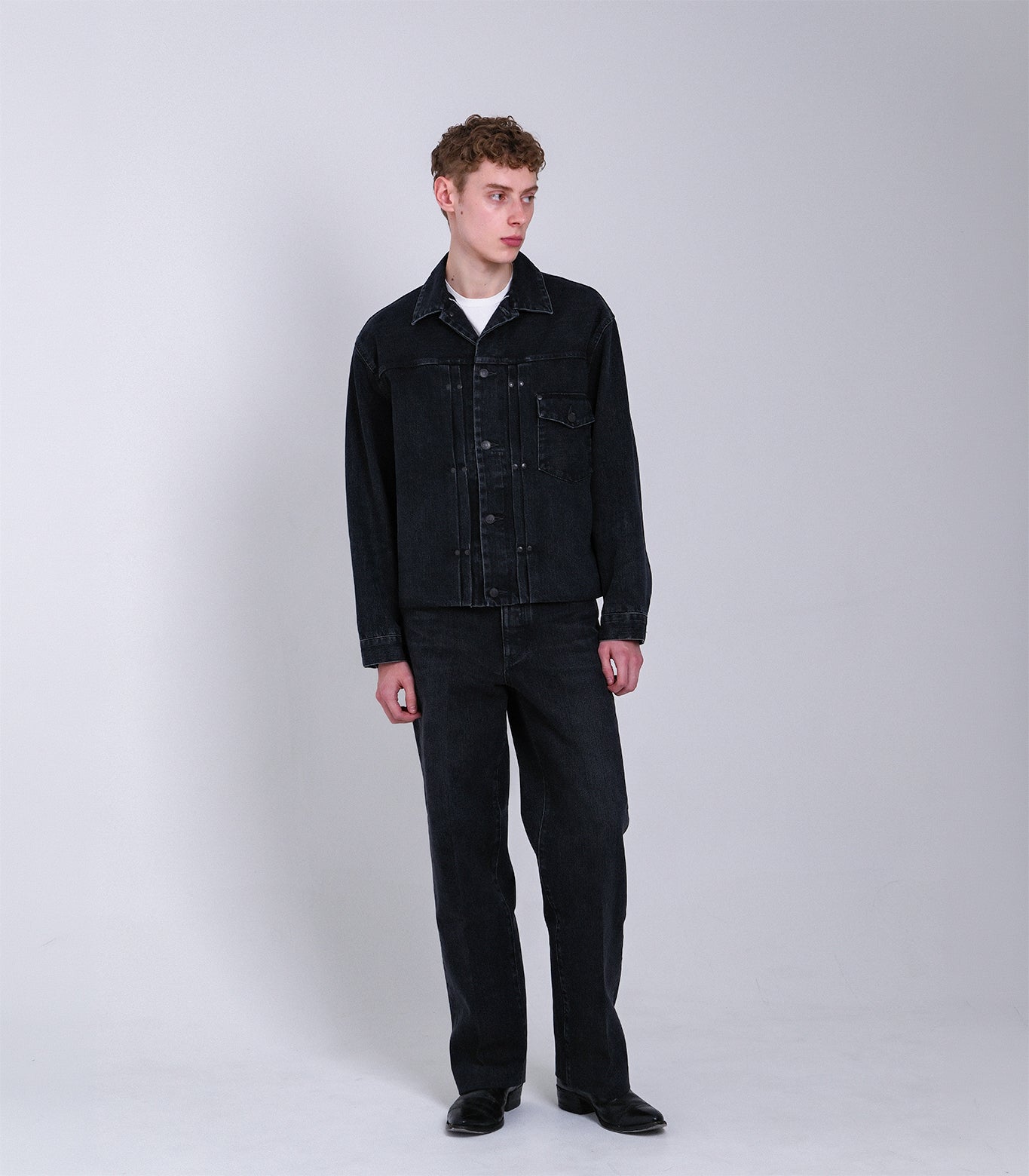 THE JEAN JACKET - BLACK – TANAKA THE JEAN JACKET - BLACK – TANAKA