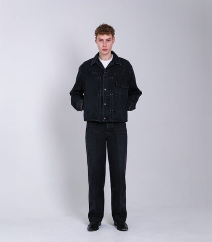 THE JEAN JACKET - BLACK - TANAKA