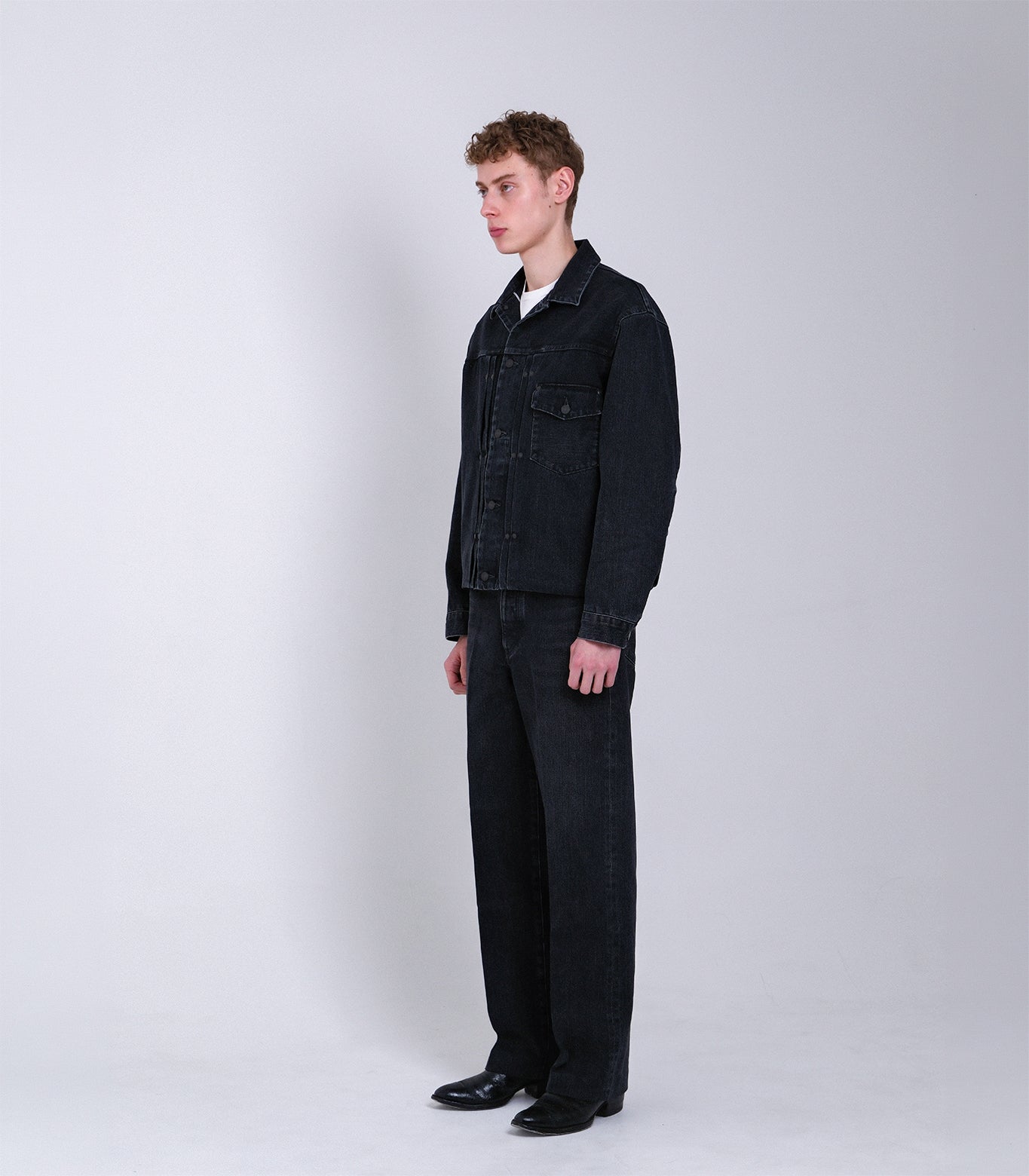 THE JEAN TROUSERS - BLACK - TANAKA