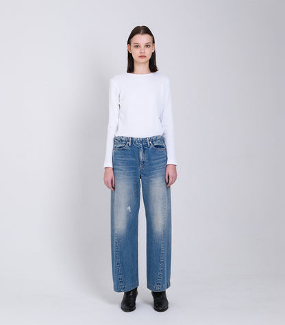 BOY JEAN TROUSERS - VINTAGE BLEACH BLUE - TANAKA