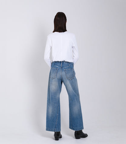 BOY JEAN TROUSERS - VINTAGE BLEACH BLUE - TANAKA