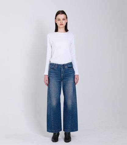 BOY JEAN TROUSERS - VINTAGE MID BLUE - TANAKA