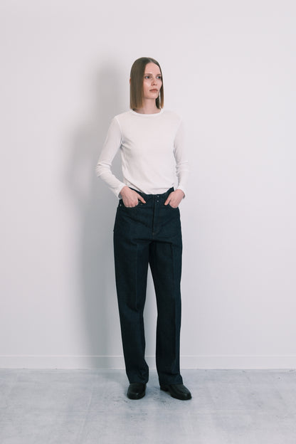 THE JEAN TROUSERS - RINSE BLUE - TANAKA