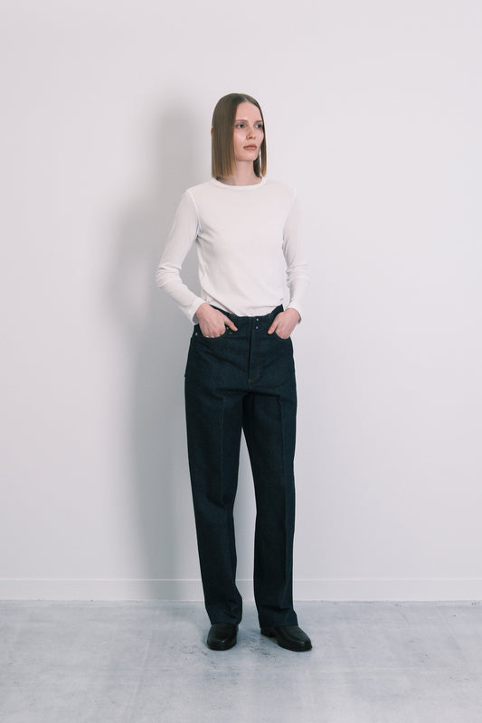 THE JEAN TROUSERS - RINSE BLUE - TANAKA