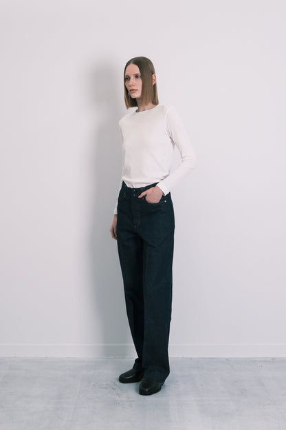 THE JEAN TROUSERS - RINSE BLUE - TANAKA