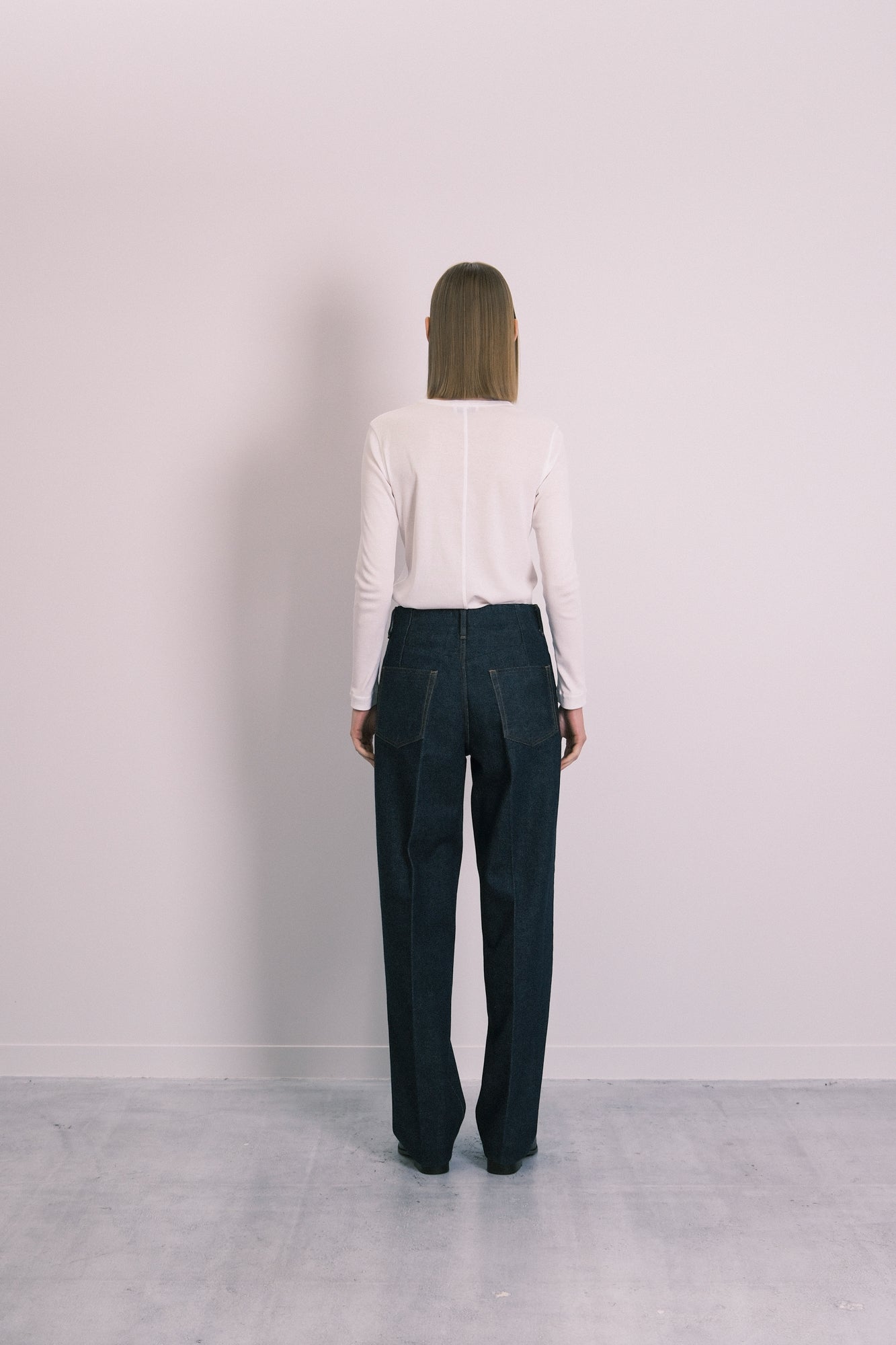 THE JEAN TROUSERS - RINSE BLUE - TANAKA