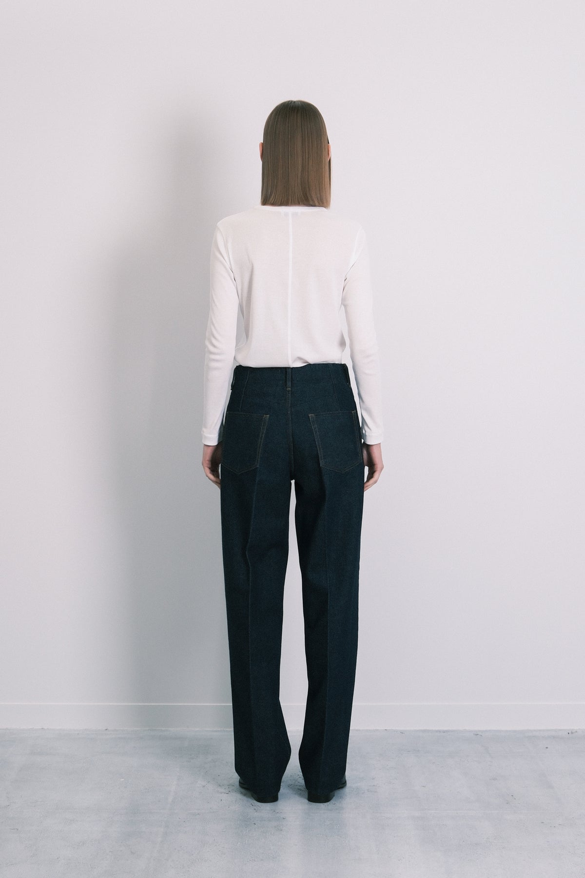 THE JEAN TROUSERS - RINSE BLUE - TANAKA