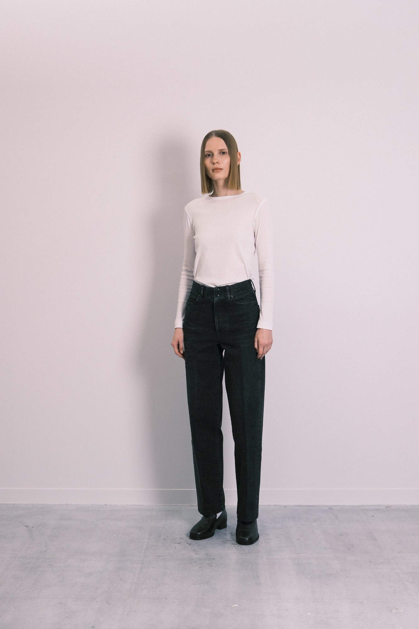 THE JEAN TROUSERS - BLACK - TANAKA