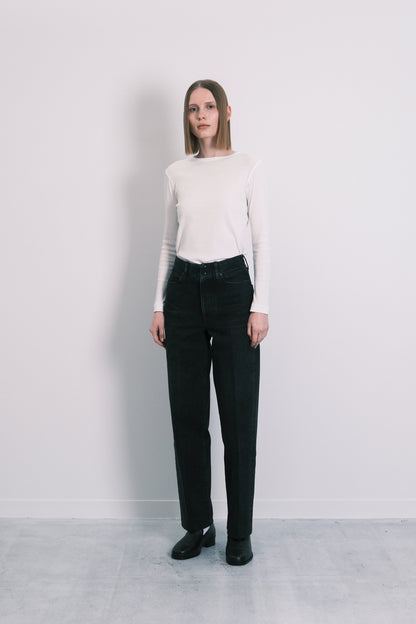 THE JEAN TROUSERS - BLACK - TANAKA