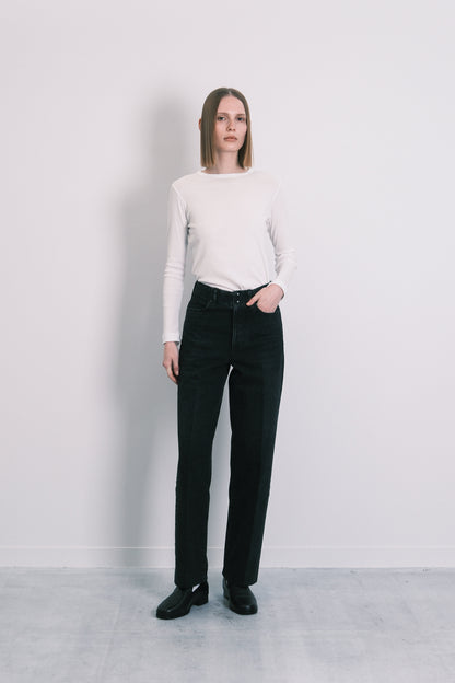 THE JEAN TROUSERS - BLACK - TANAKA