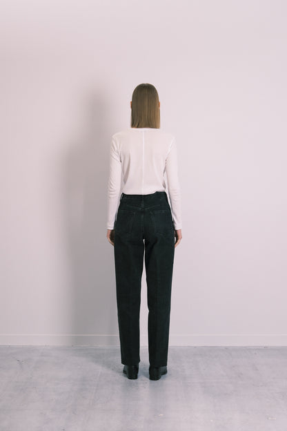 THE JEAN TROUSERS - BLACK - TANAKA