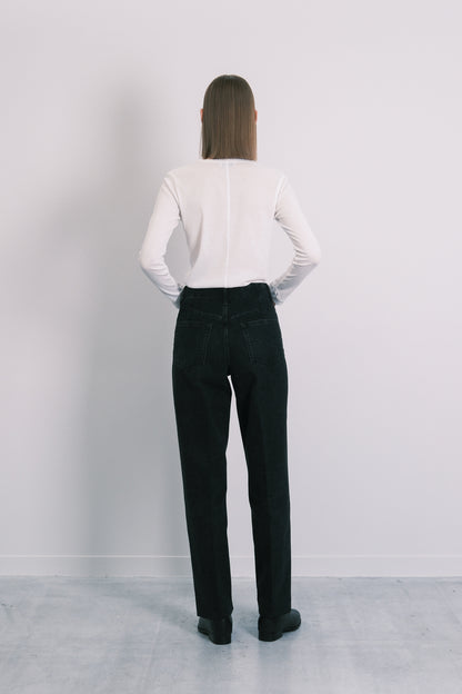 THE JEAN TROUSERS - BLACK - TANAKA
