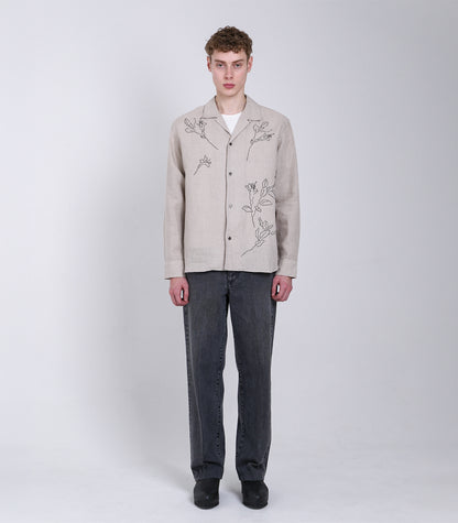 THE SHIRTS - LINEN (EMBROIDERY) - TANAKA