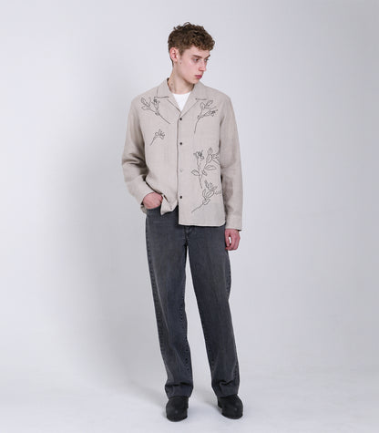 THE SHIRTS - LINEN (EMBROIDERY) - TANAKA
