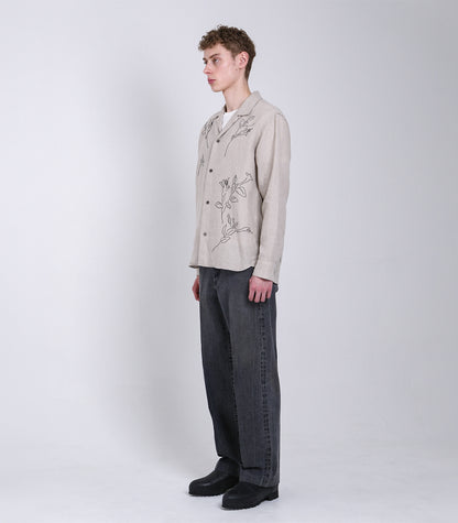 THE SHIRTS - LINEN (EMBROIDERY) - TANAKA