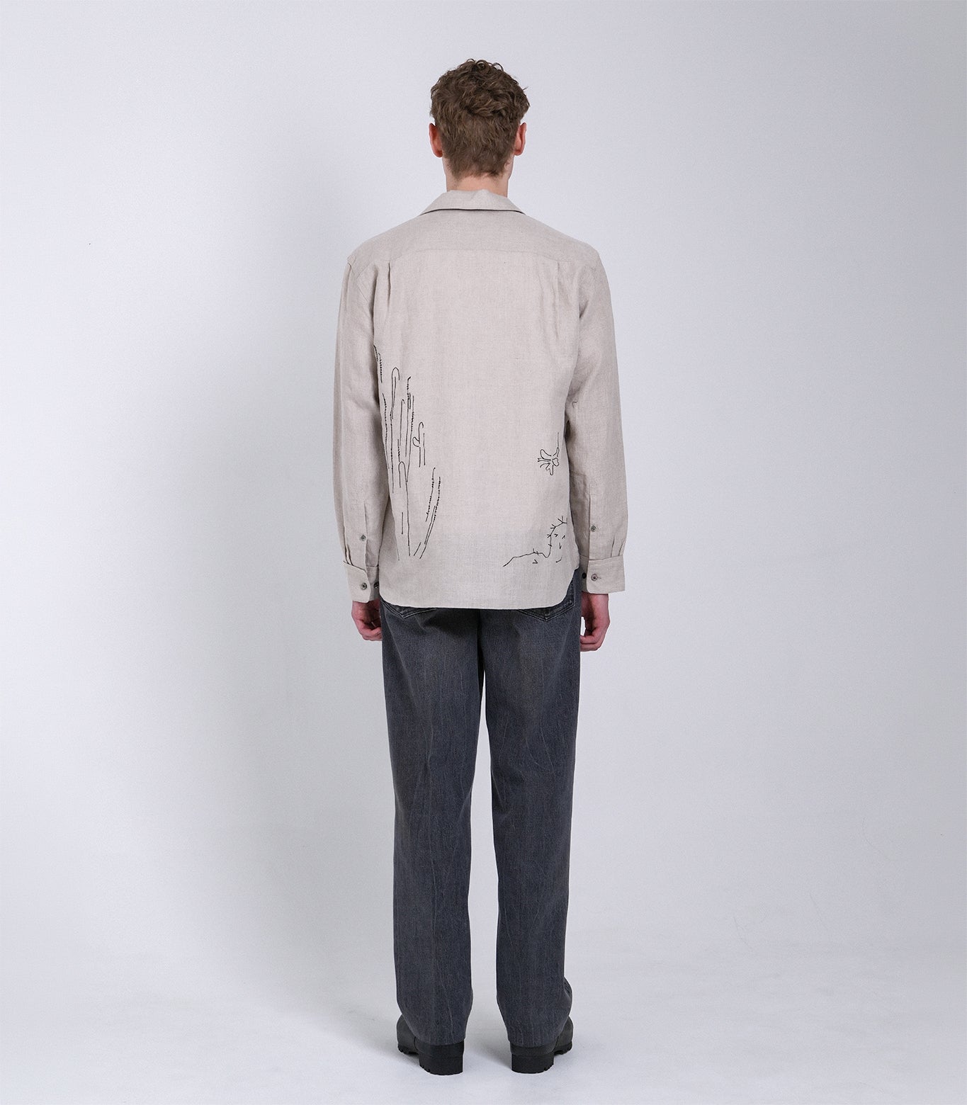 THE SHIRTS - LINEN (EMBROIDERY) - TANAKA