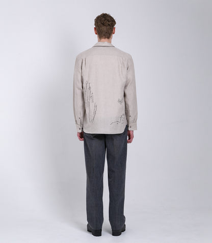 THE SHIRTS - LINEN (EMBROIDERY) - TANAKA