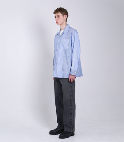 OVERSHIRT - BLUE STRIPE (MOSAIC) - TANAKA