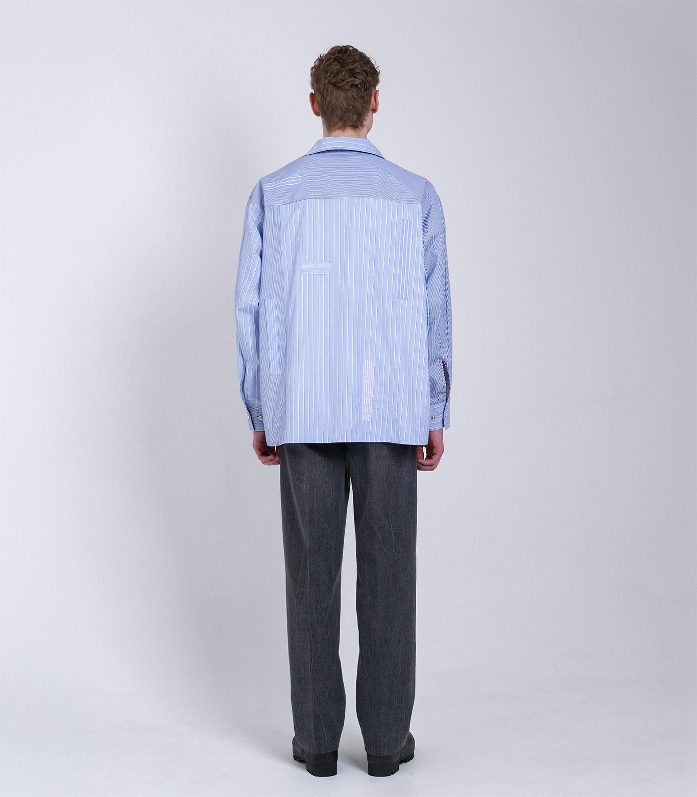 OVERSHIRT - BLUE STRIPE (MOSAIC) - TANAKA