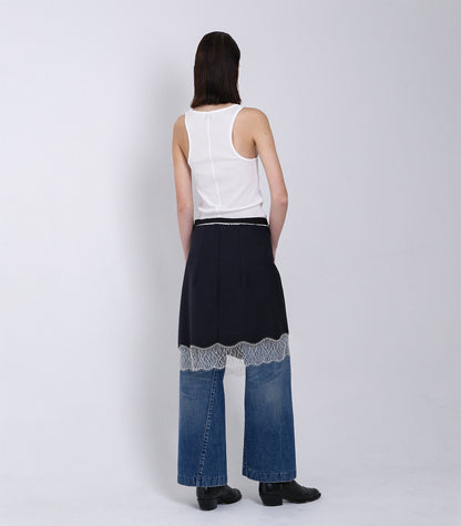 TANK TOP - BLACK CACTUS - TANAKA